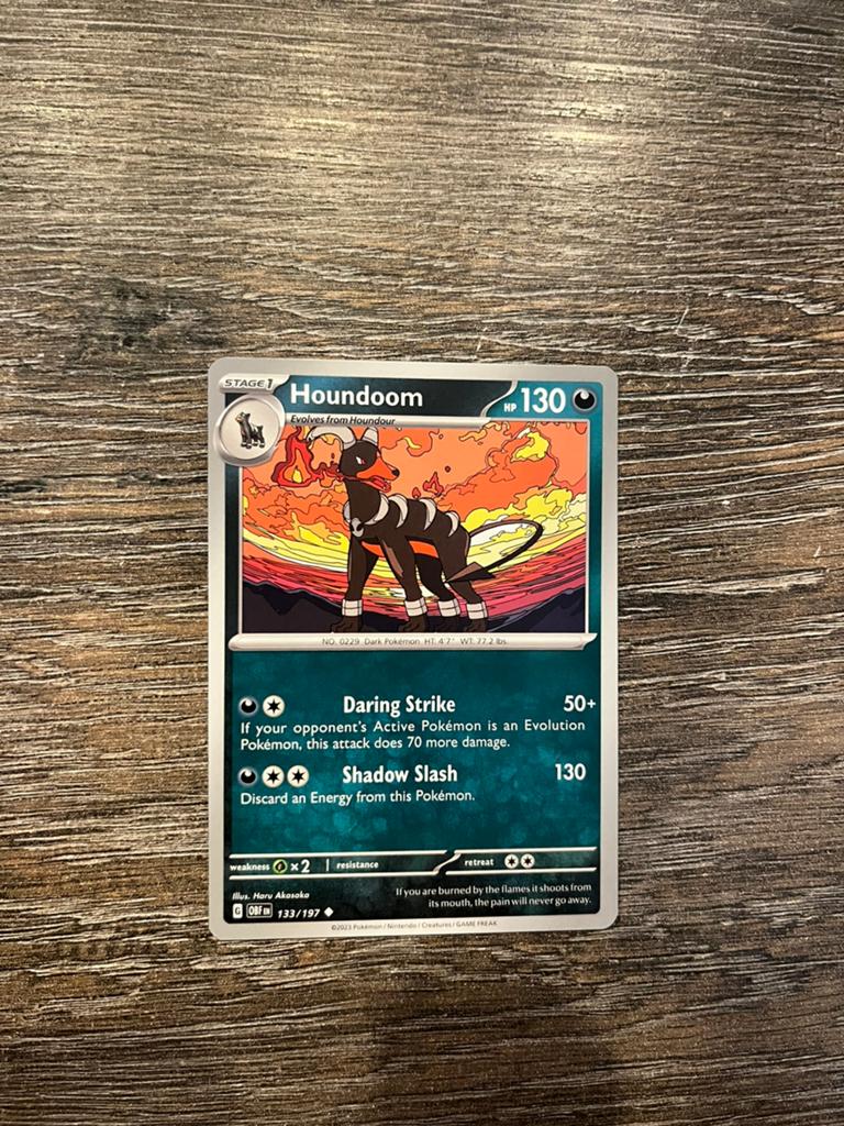 Houndoom OBF 133/197, Ophalen of Verzenden, Zo goed als nieuw