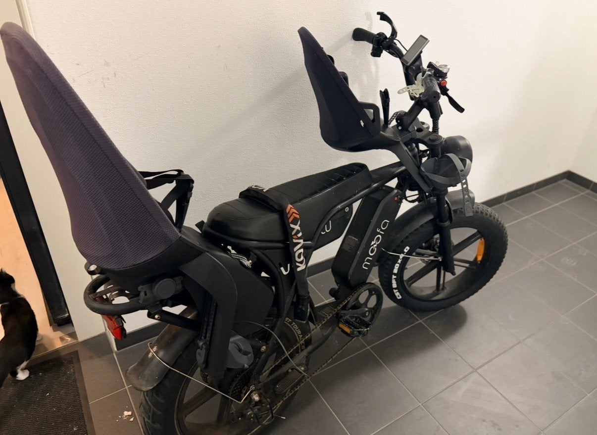 Fatbike V8 met 2 kinderzitjes en 2 accu's, Ophalen, Gebruikt, Overige merken