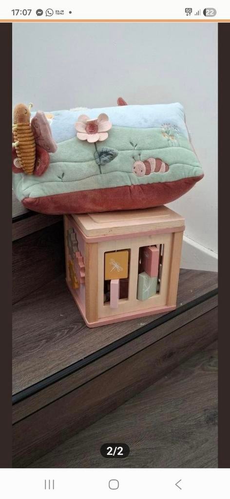 Little Dutch Driehoek Kussen - Zacht Speelkussen, Kinderen en Baby's, Speelgoed | Babyspeelgoed, Ophalen of Verzenden