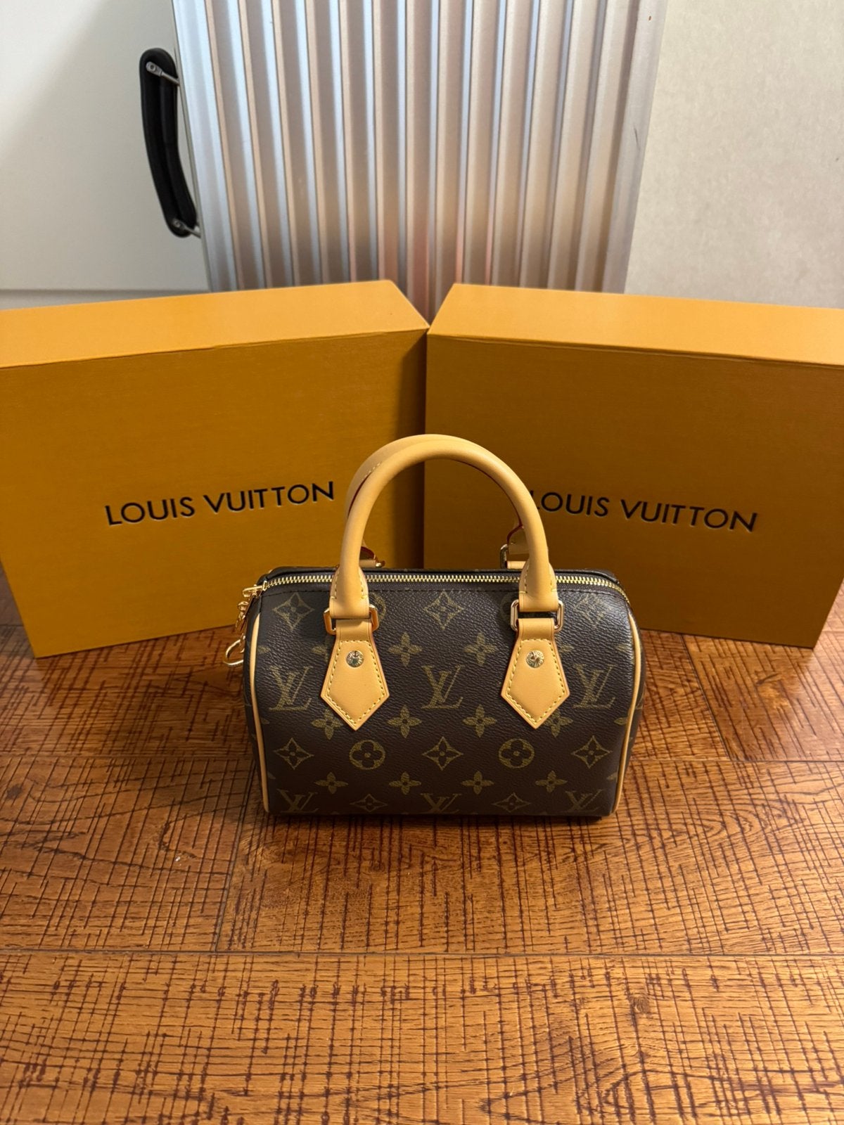 Louis Vuitton Speedy bandoùliere 20 Monogram Tas, Ophalen of Verzenden, Nieuw, Bruin, Handtas