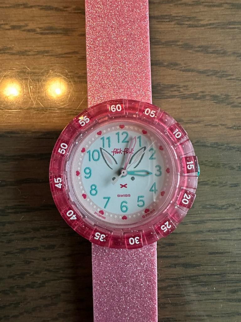 Flikflak kinderhorloge, Ophalen of Verzenden, Zo goed als nieuw, Roze, Meisje
