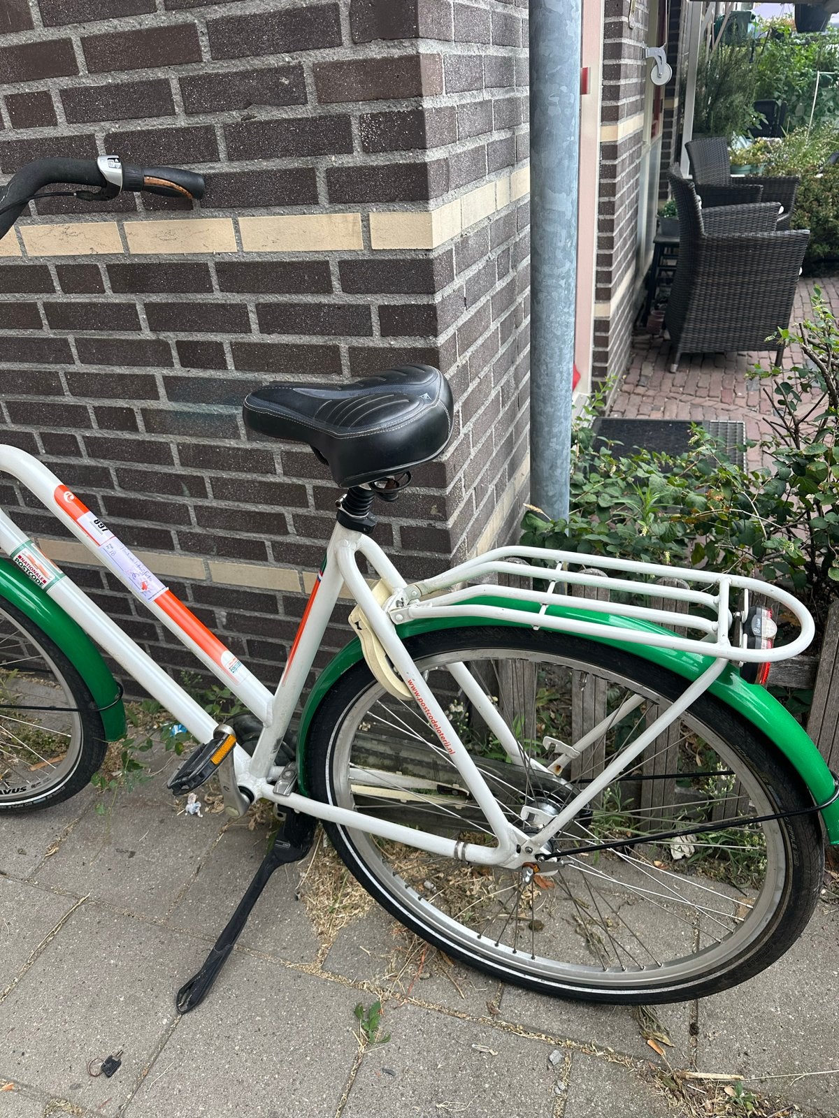 Batavus Stadsfiets met Voordrager - Gebruikt, Ophalen, Velgrem, Batavus, 53 tot 56 cm
