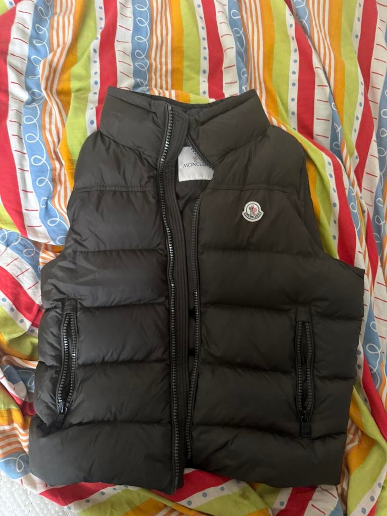 Moncler bodywarmer, Ophalen of Verzenden, Zo goed als nieuw, Zwart