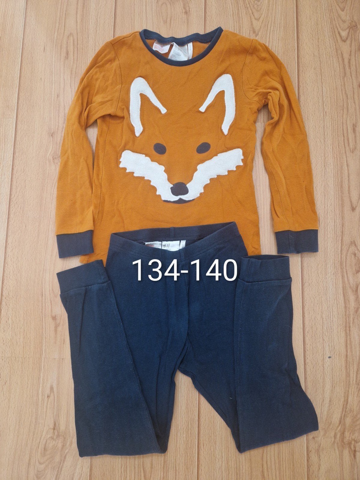 Pyjama vos 134-140 h&m, Nacht- of Onderkleding, Gebruikt, H&M, Ophalen of Verzenden