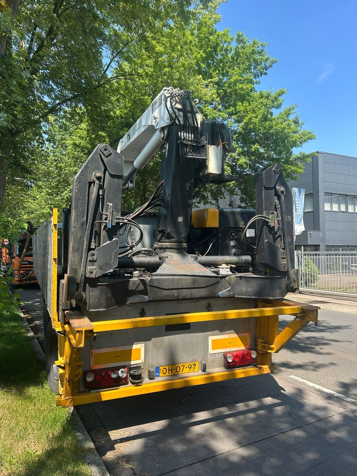 Te koop stenentrailer, Ophalen, Graafmachine