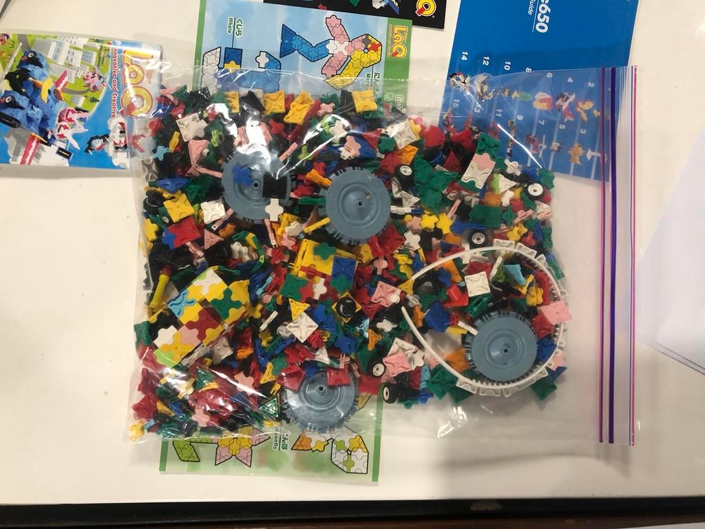 LaQ Bouwblokken  Art and Hobby  grote zak vol., Kinderen en Baby's, Speelgoed | Bouwstenen, Gebruikt, Overige merken, Ophalen of Verzenden