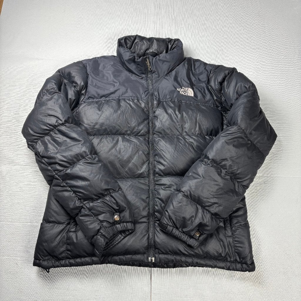 The North Face Nuptse donsjas 700, Kleding | Heren, Verzenden, Zwart, Zo goed als nieuw, The North Face