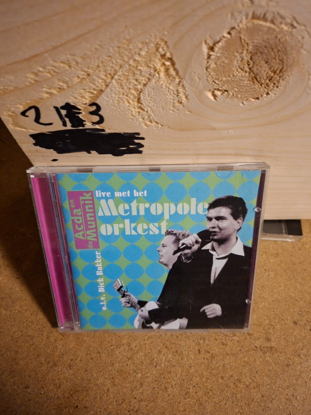 Acda en de Munnik - Live met het Metropole Orkest CD, Gebruikt, Pop, Ophalen of Verzenden, Live-album