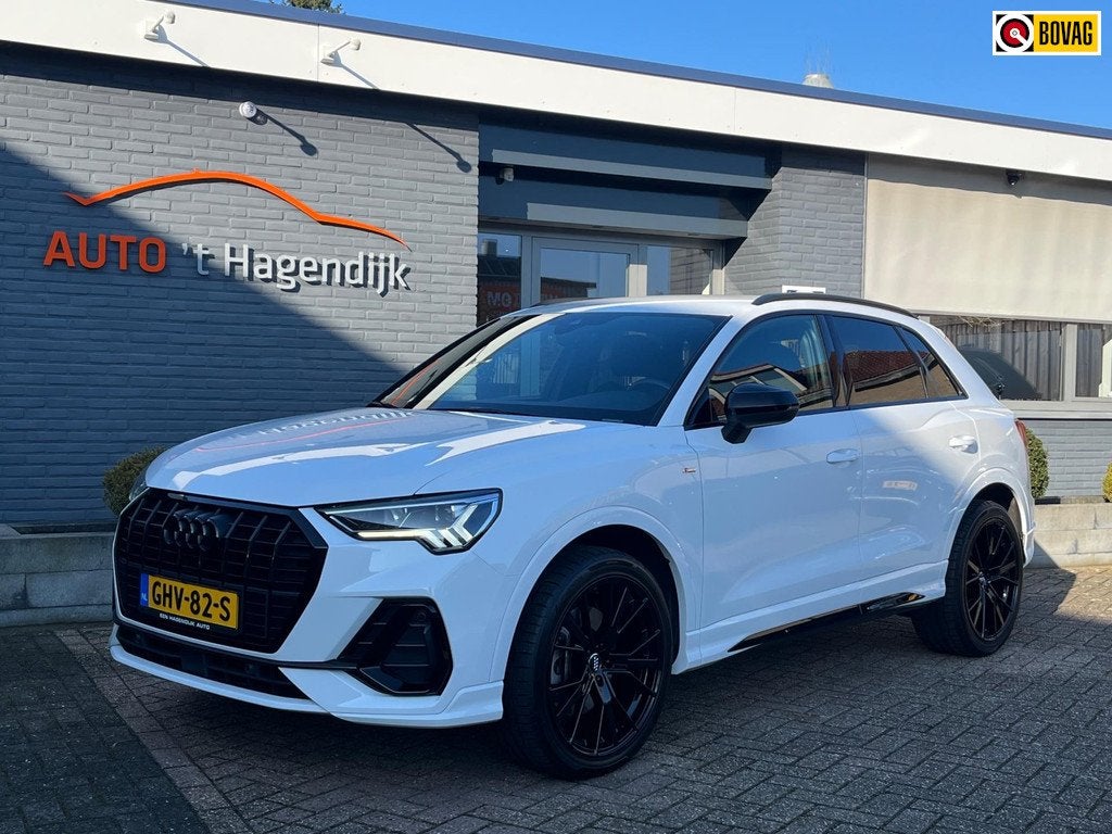 Audi Q3 40 TFSI quattro 290PK! S-Line trekh 20" camera, Auto's, Audi, Automaat, Gebruikt, 1984 cc, Leder en Stof