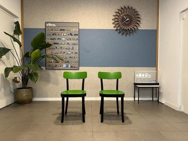 Vitra | Jasper Morrison | Basel | Groen | 8x, Huis en Inrichting, Gebruikt, Overige kleuren, Ophalen of Verzenden, Vitra