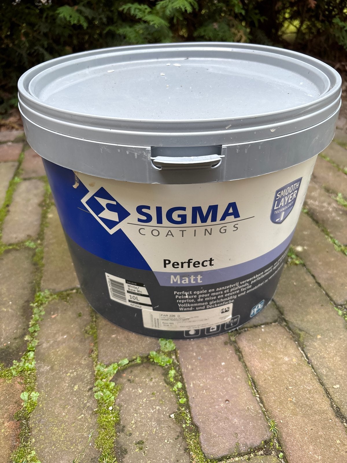 Sigma Perfect Matt Muurverf - 10L Joa’s Wit farrow&ball 226, Ophalen, 5 tot 10 liter, Wit, Verf