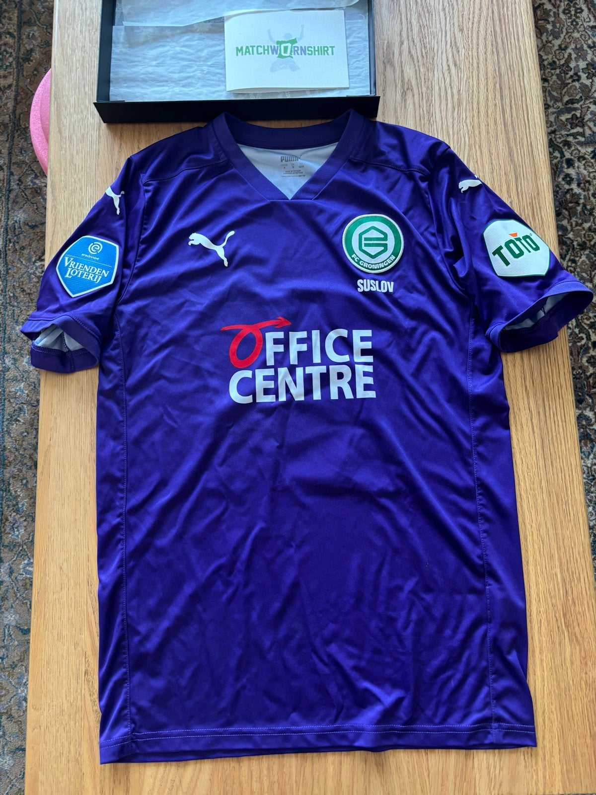 Matchworn shirt Tomas Suslov FC Groningen vs PSV 24-04-2021, Ophalen, Gebruikt, Overige binnenlandse clubs, Shirt