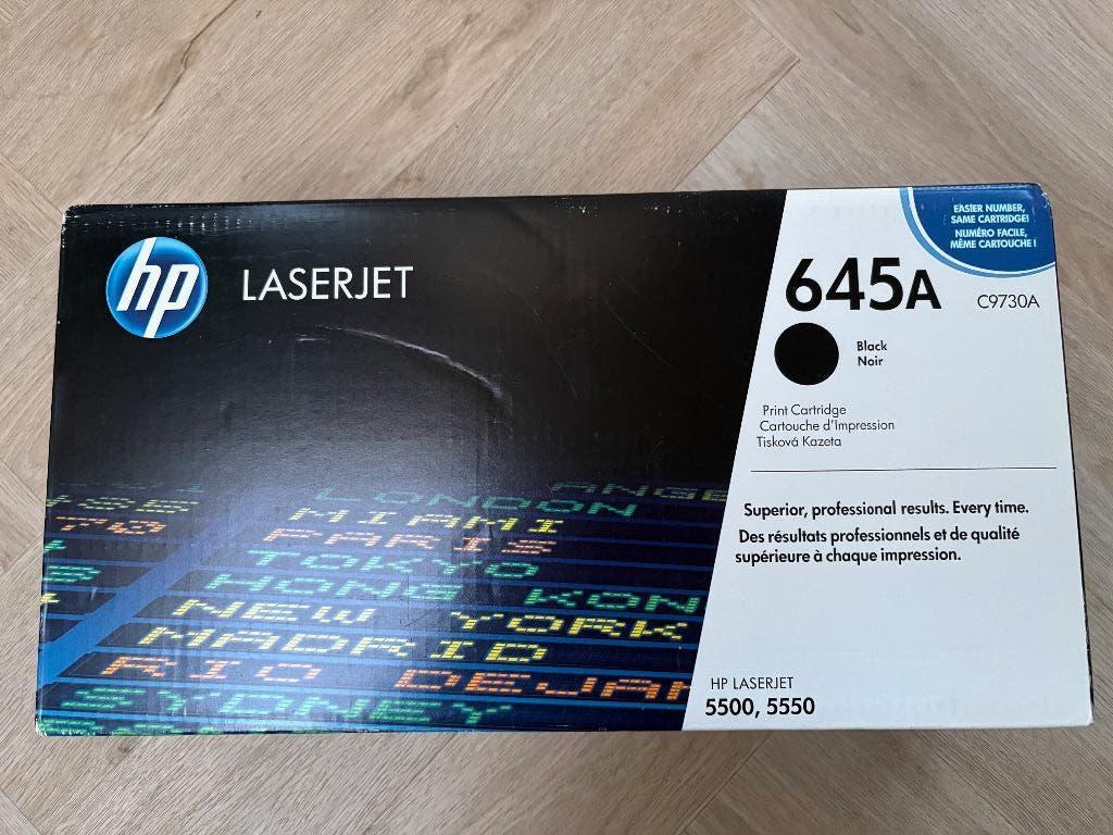 Nieuwe toner HP C9730A (HP 645A) zwart voor HP 5500/5550, Ophalen of Verzenden, Nieuw, Toner, HP (ORIGINEEL)