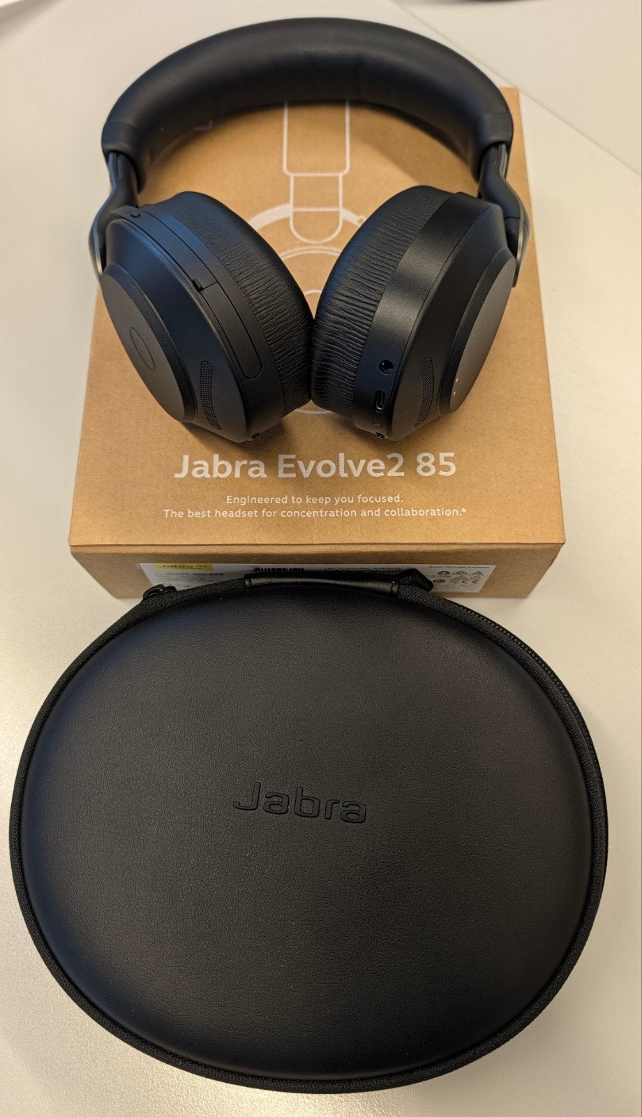 Jabra Evolve2 85, Ophalen of Verzenden, Zo goed als nieuw, Over-ear, Draadloos
