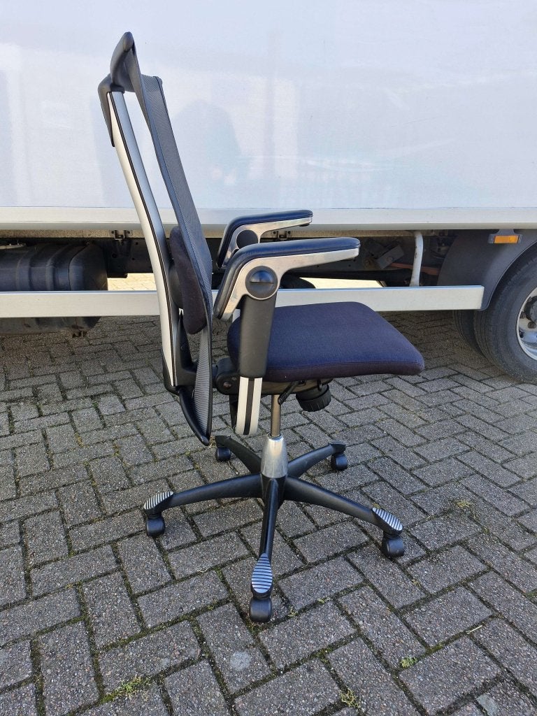 25x Hag H09 ergonomische manager / directie bureaustoelen, Blaak 28 Rotterdam, Flokk Netherland, Zwart, Ophalen of Verzenden