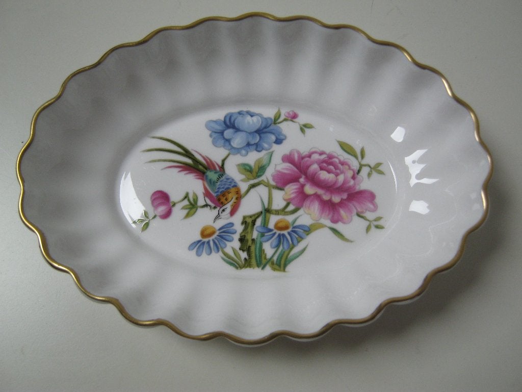 Spode Oriental Bird Fine Bone China schaaltje vide-poche, Verzamelen, Porselein, Kristal en Bestek, Ophalen of Verzenden, Zo goed als nieuw