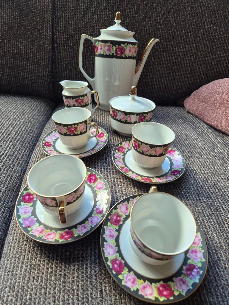 Jaren 60 Bareuther Waldsassen Germany 100 jaar servies, Antiek en Kunst, Antiek | Servies compleet, Ophalen of Verzenden