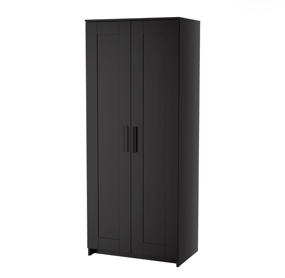 IKEA BRIMNES kledingkast zwart met 2 deuren, Ophalen, 50 tot 100 cm, Zo goed als nieuw, 150 tot 200 cm