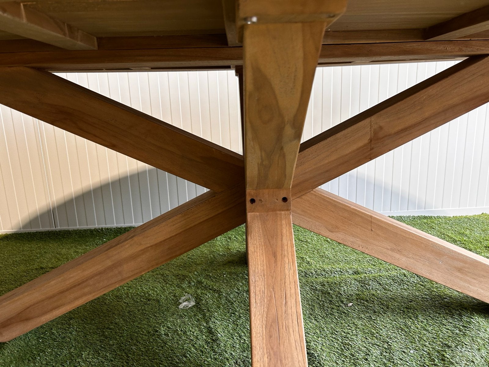 Nieuwe Teakhouten Tuintafel Ovaal met 6 LIFE Style Stoelen, Tuin en Terras, Tuinsets en Loungesets, Ophalen, ., 6 zitplaatsen