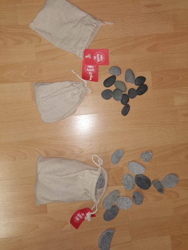 Decoratieve rivierstenen & granietschijfjes, Ophalen of Verzenden, Nieuw, Doek