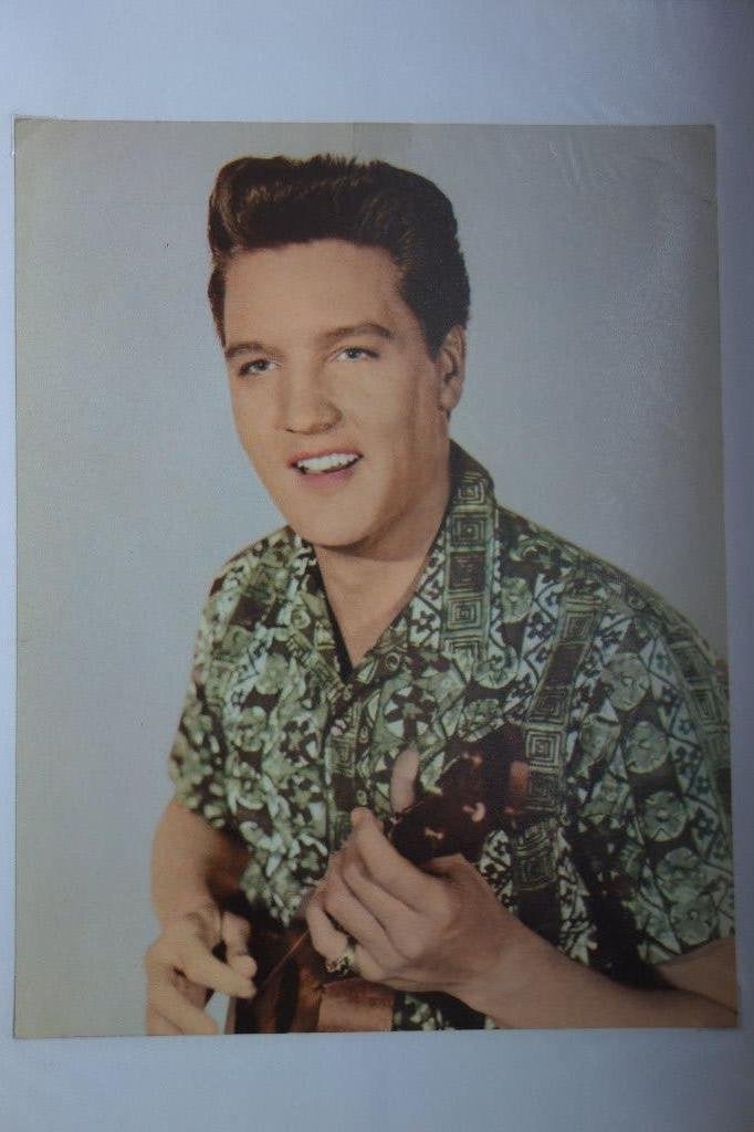 Kaart Elvis Presley, Verzamelen, Ophalen of Verzenden, Zo goed als nieuw, Foto of Kaart