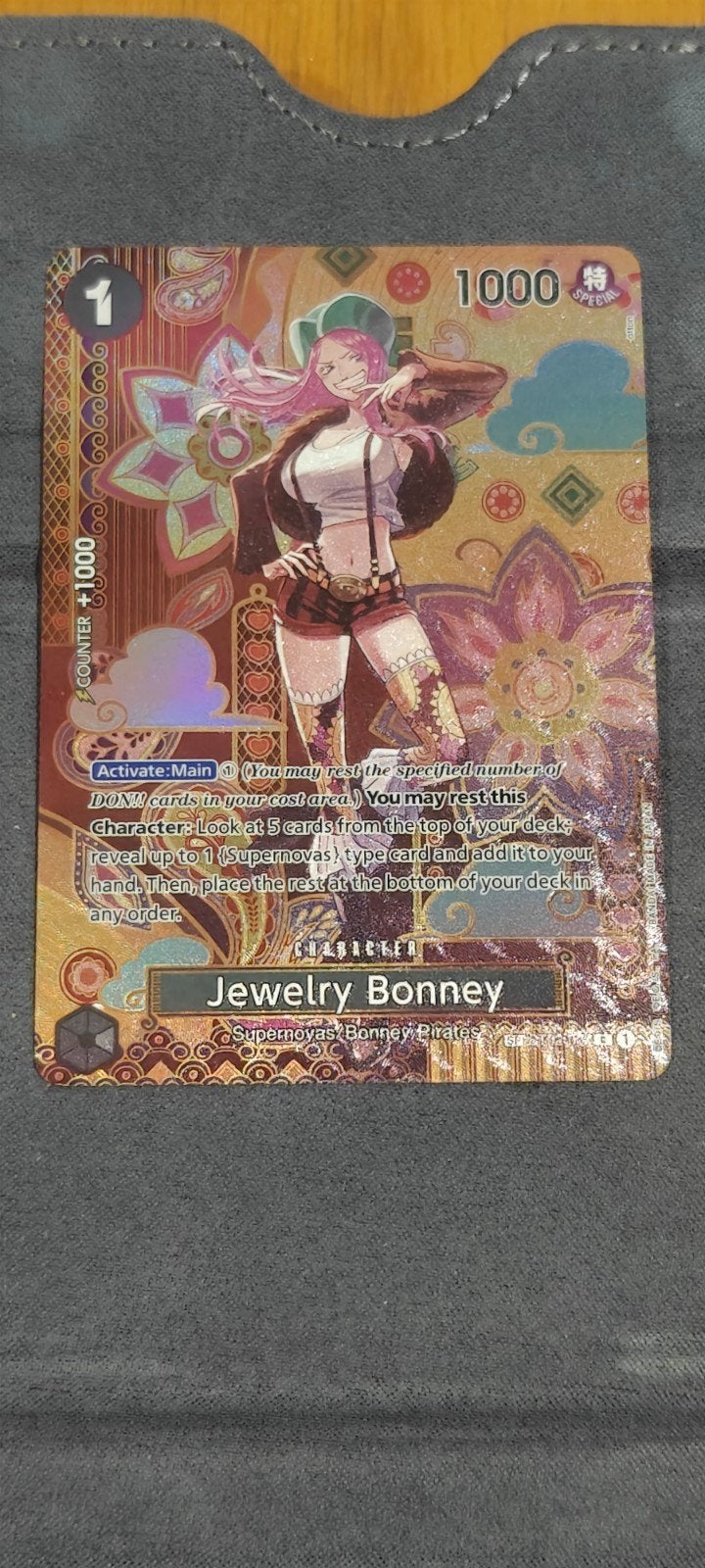Jewelry Bonney (ST02-007), Ophalen of Verzenden, Zo goed als nieuw, Losse kaart, Foil