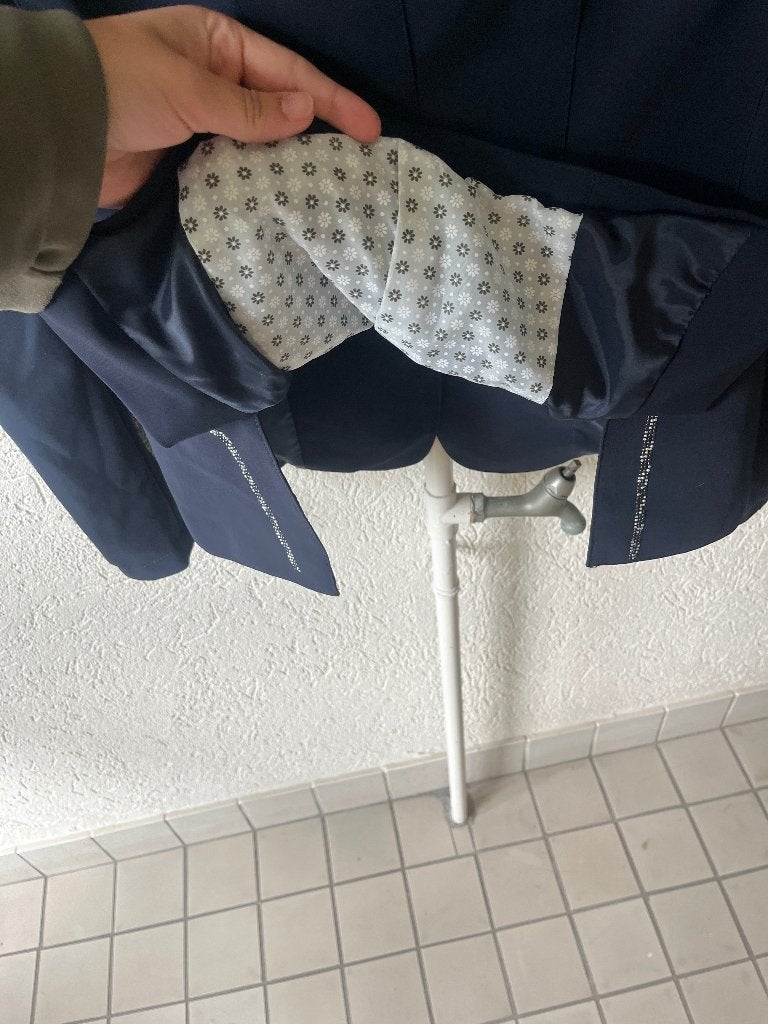 Pikeur wedstrijdjasje, Dieren en Toebehoren, Paardrijkleding, Blauw, Dressuur, Ophalen of Verzenden, Zo goed als nieuw
