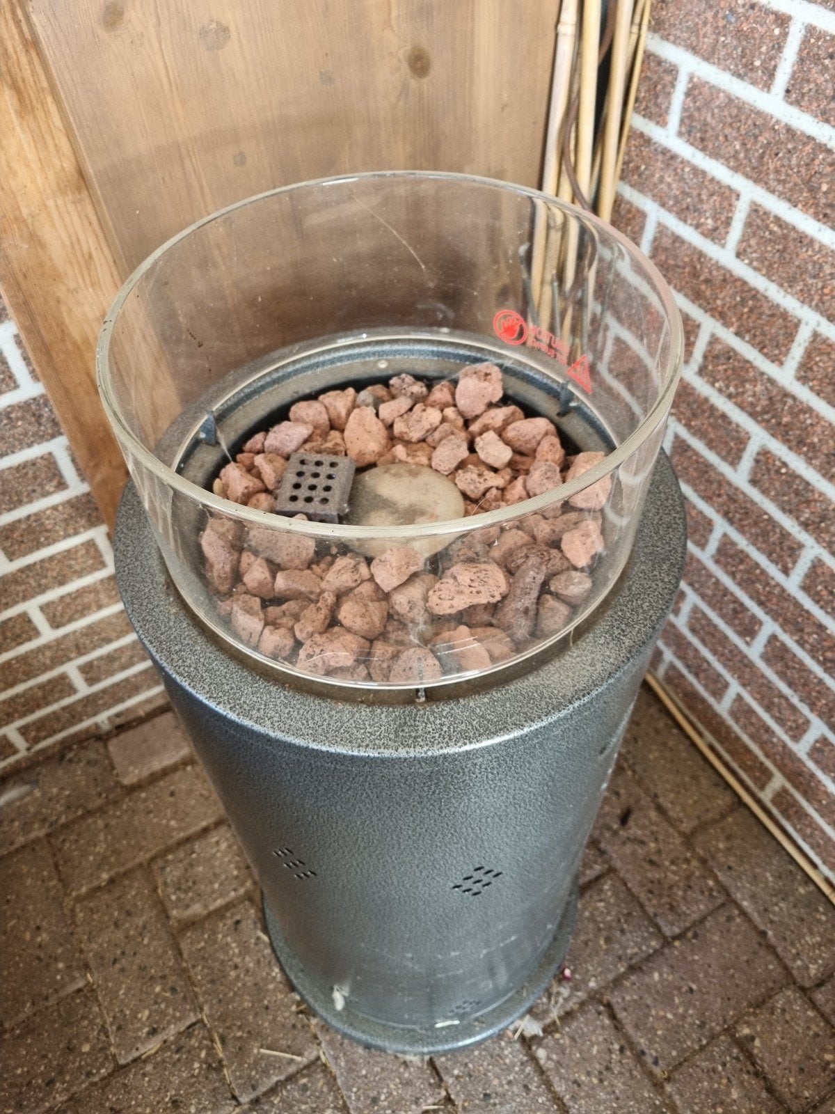 Maxx Garden Lounge Terrasverwarmer Gas Staand 10 Kw Lava, Ophalen, Zo goed als nieuw, Gas, Vloer