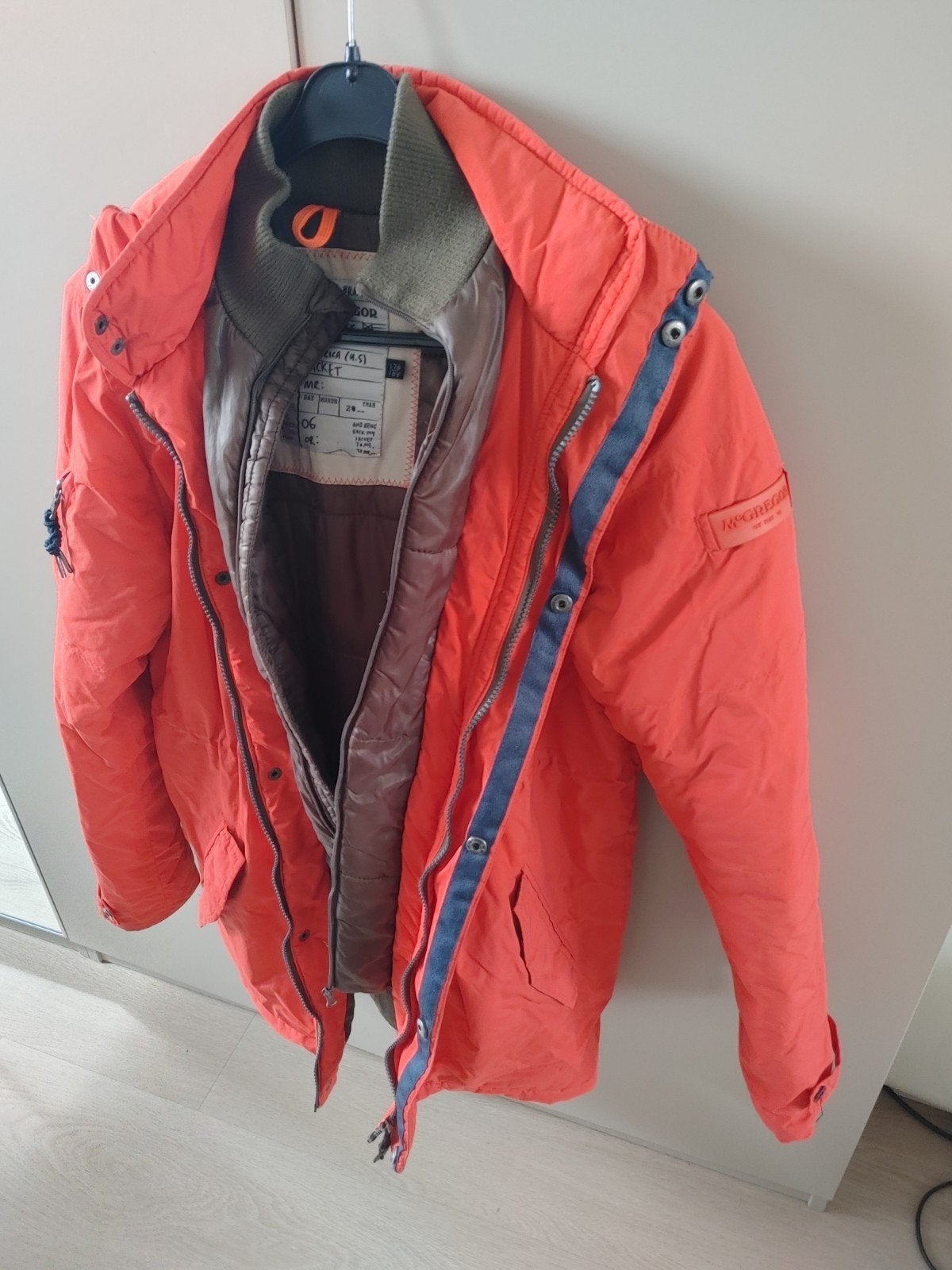 McGregor winterjas met dubbele sluiting - Zo goed als nieuw, Kleding | Dames, McGregor, Oranje, Ophalen of Verzenden, Zo goed als nieuw