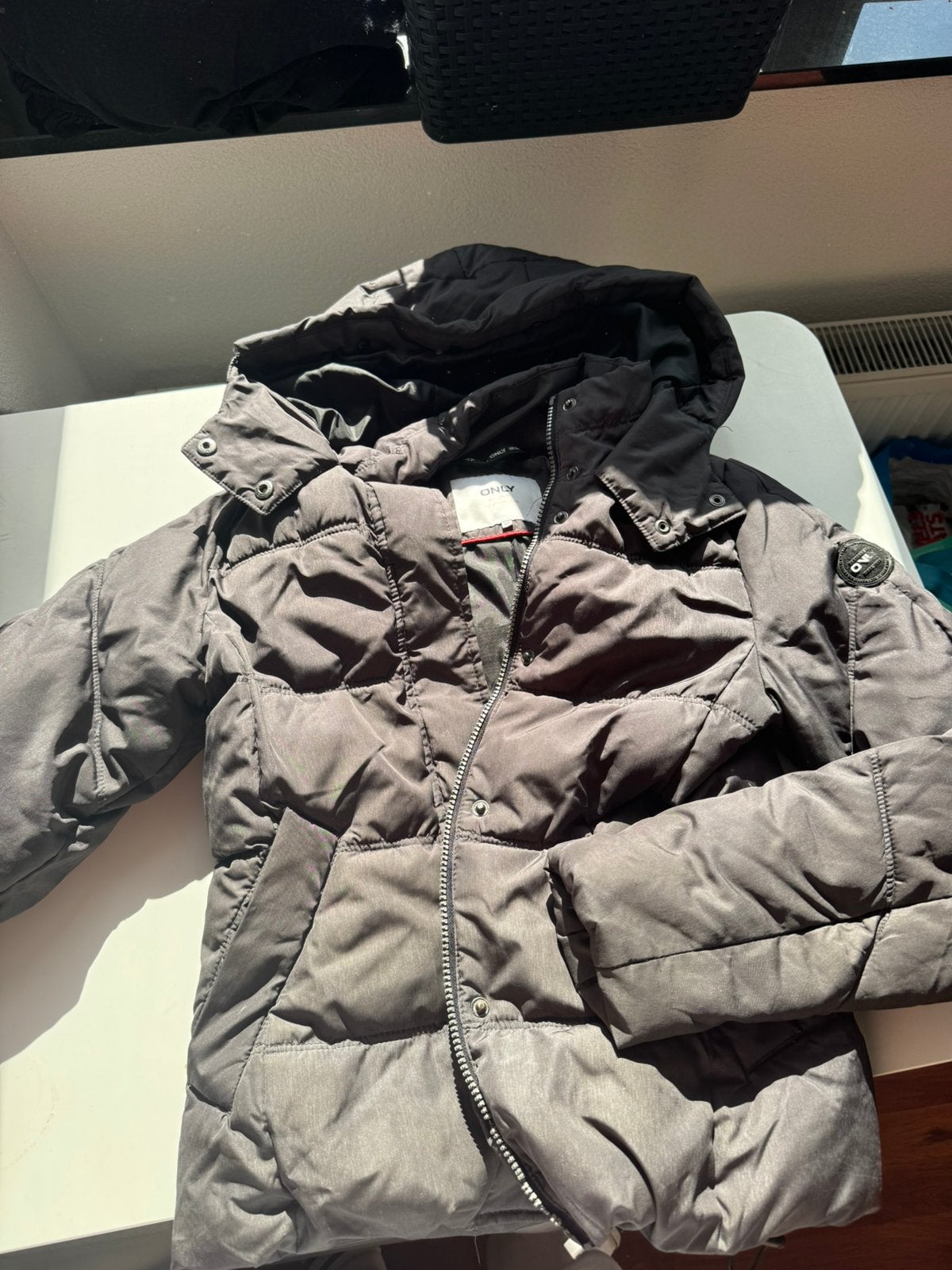 only winterjas dames, Kleding | Dames, Ophalen of Verzenden, Gedragen, Maat 34 (XS) of kleiner, Grijs