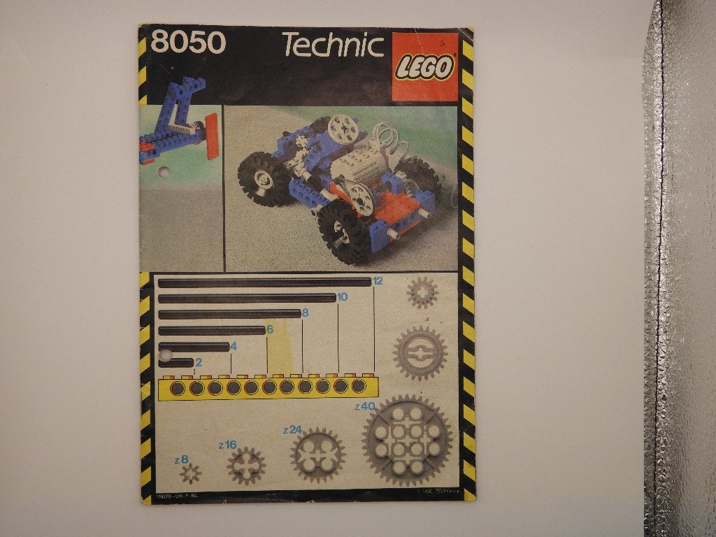Lego 8050 Vintage Building Set with Motor, Kinderen en Baby's, Speelgoed | Duplo en Lego, Gebruikt, Lego, Compleet, Ophalen of Verzenden