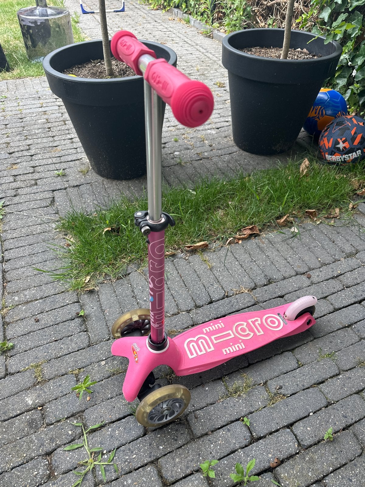 Roze Micro Mini step voor kinderen, Fietsen en Brommers, Steps, Ophalen, Zo goed als nieuw, Gewone step