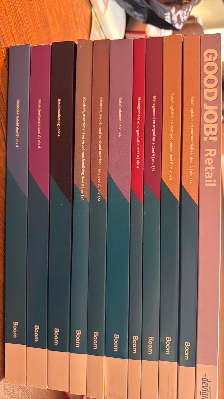 Diversen schoolboeken retailmanager mbo, Ophalen of Verzenden, Nieuw, MBO
