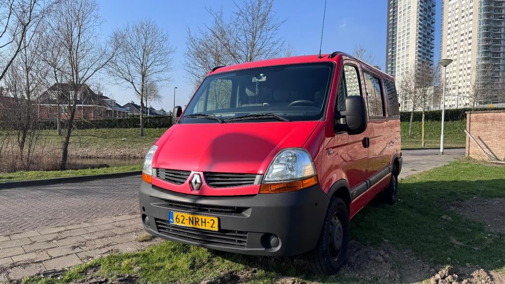 Renault Master 2.5 DCI T28 Combi 88KW L1h1 2010 Rood, Auto's, Renault, Particulier, Master, Diesel, Euro 4, D, Overige carrosserieën