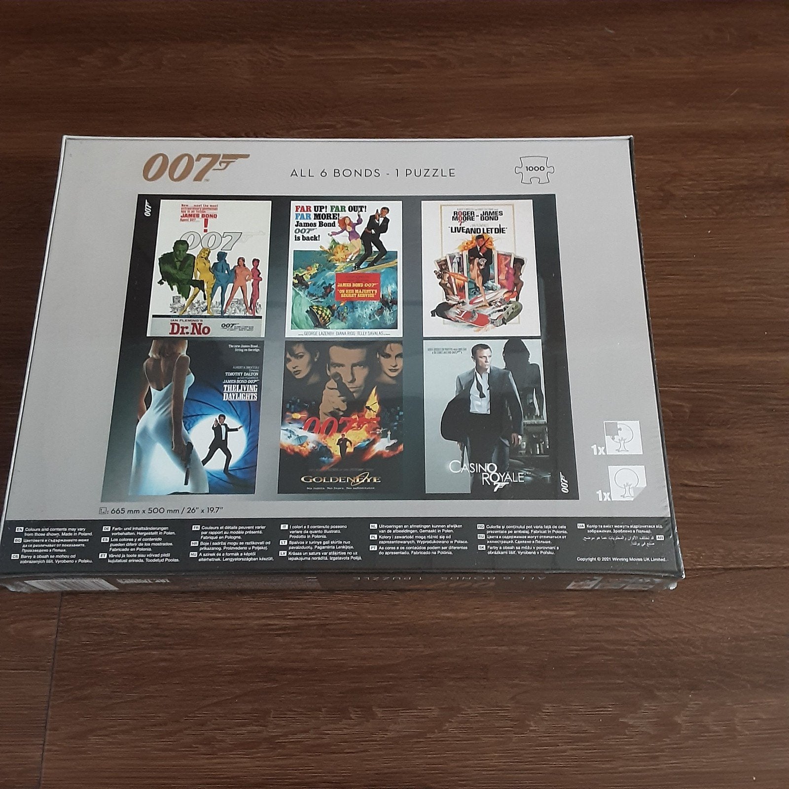 Nieuwe James Bond 007 Legpuzzel - 1000 stukjes, Ophalen of Verzenden, 500 t/m 1500 stukjes, Nieuw, Legpuzzel