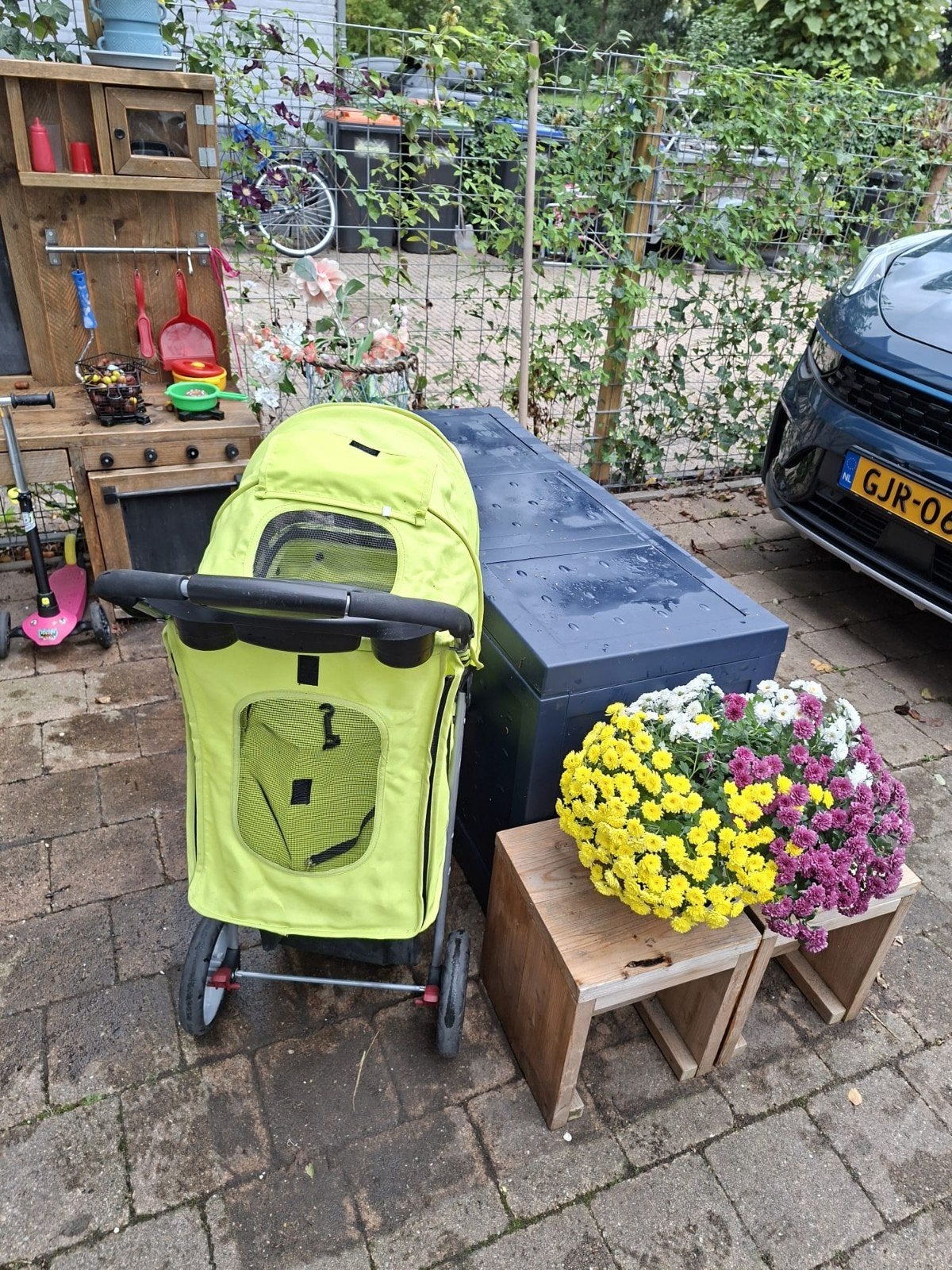 honden/katten buggy, Ophalen