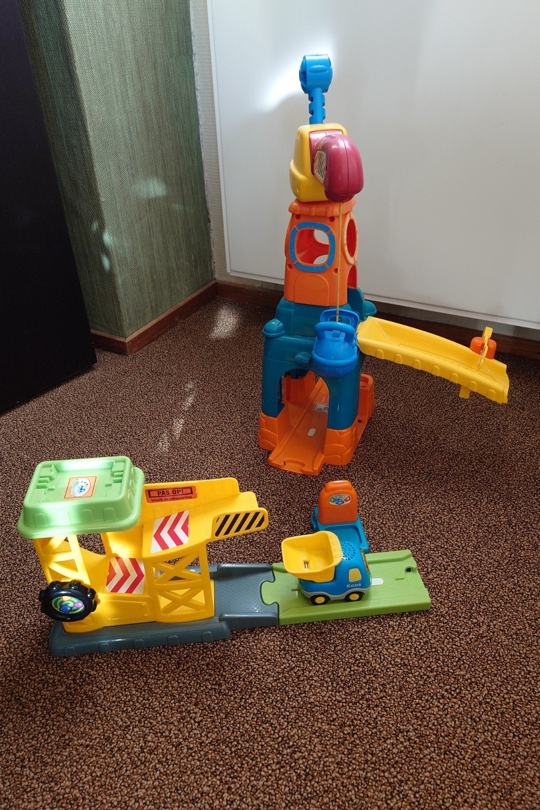 VTech Toet Toet Auto's Garage en Bouwplaats Speelset, Kinderen en Baby's, Ophalen of Verzenden, Gebruikt, 6 maanden tot 2 jaar