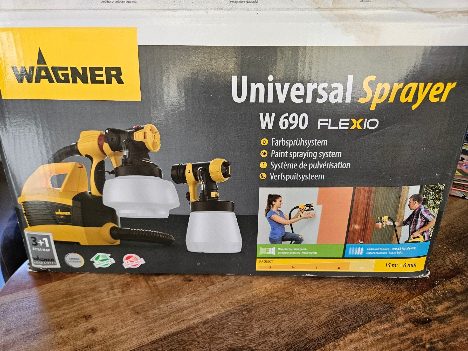 Wagner Universal Sprayer W 690 FLEXiO Verfspuitsysteem, Ophalen, Nieuw, Verfspuit of Verfpomp