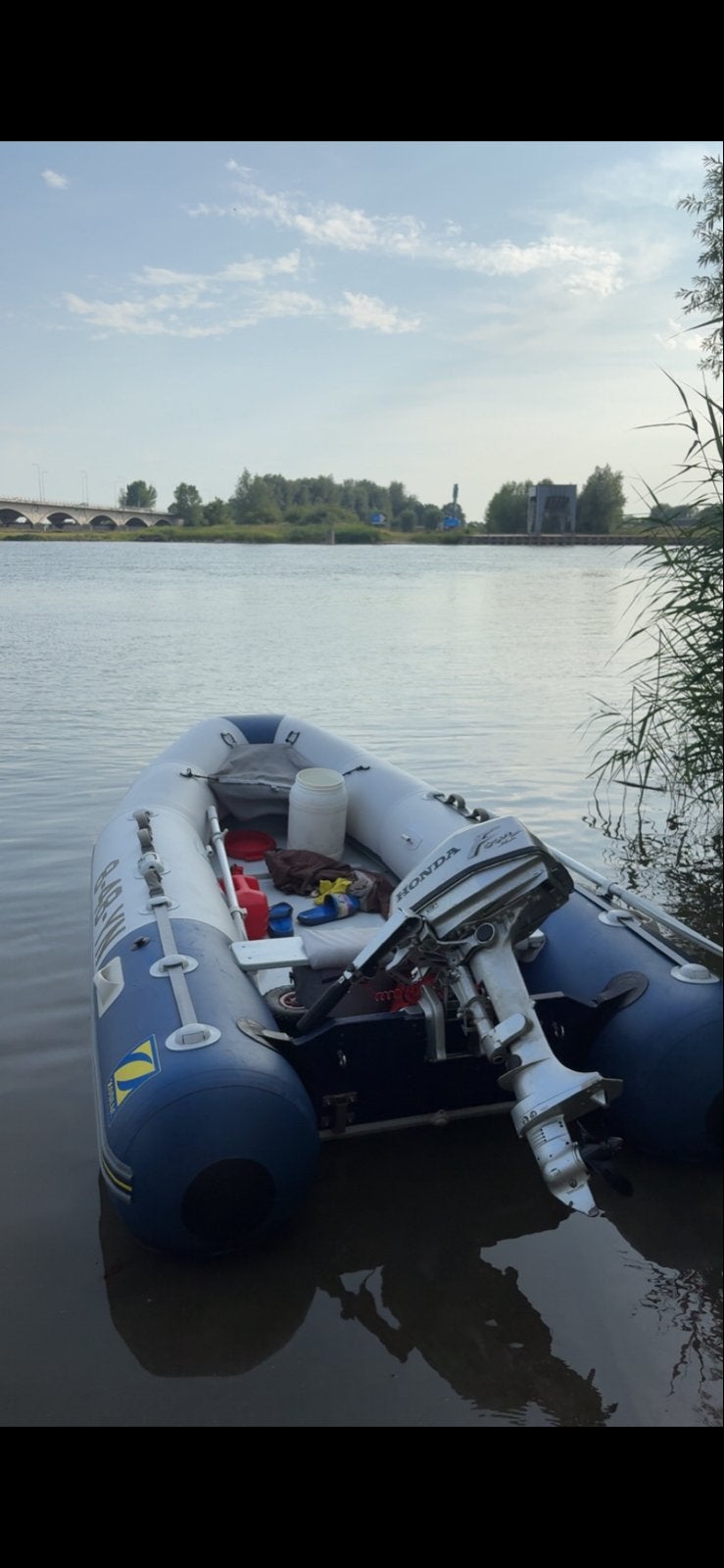 Zodiac Rubberboot met complete uitrusting en motor, Watersport en Boten, Rubberboten, Gebruikt, Zodiac, Hout, Afdekzeil, Anker