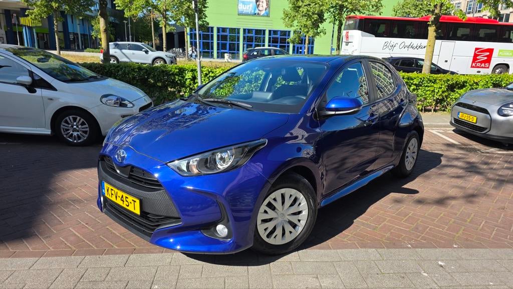 Toyota Yaris Comfort Automaat 2021, Stof, Blauw, Start-stop-systeem, 1490 cc