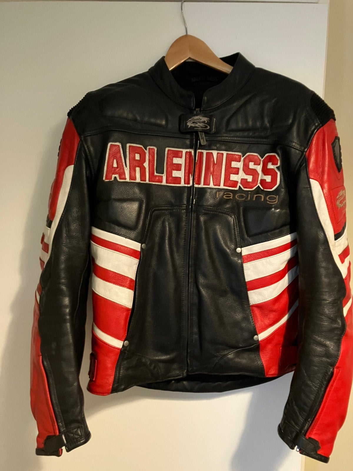 Arlen Ness motorjas leer heren m protectie, Ophalen of Verzenden, Tweedehands, Heren, Jas | leer