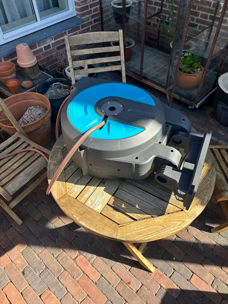 Gardena slanghaspel 8024, 35 mtr, Ophalen, Gebruikt