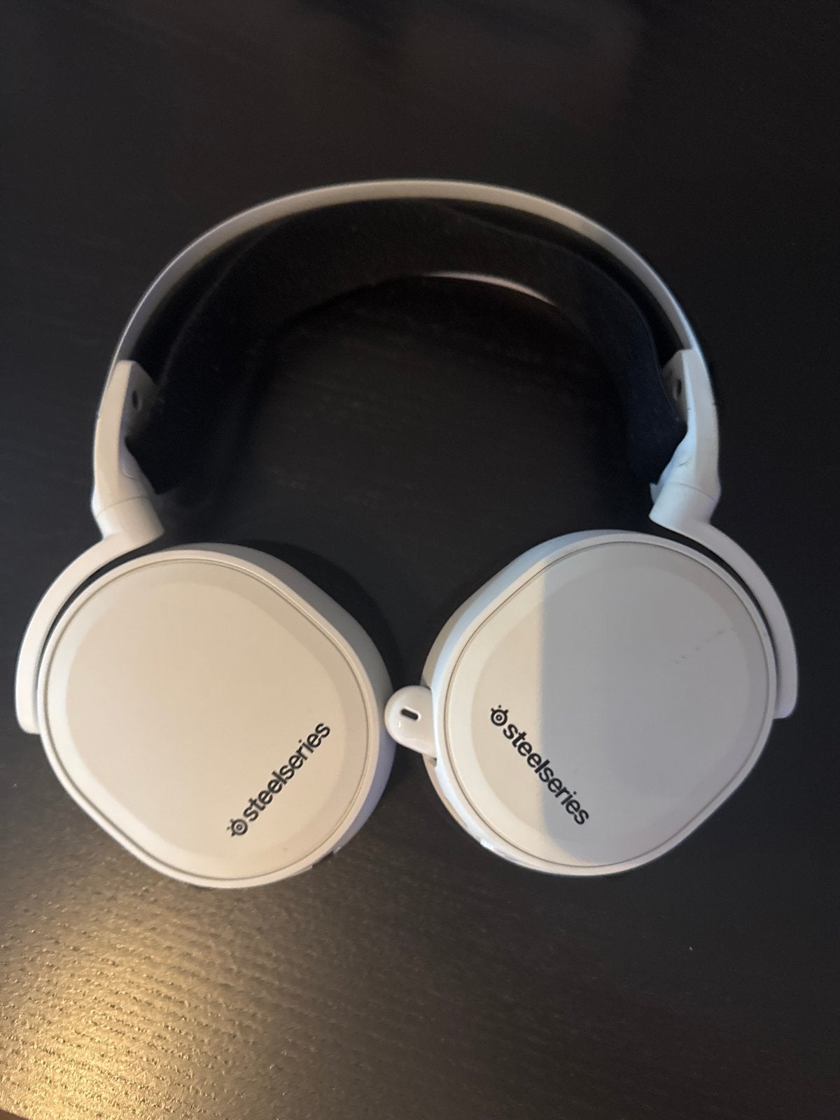 SteelSeries Arctis 7+ Draadloze Gaming Headset Wit, Gaming, Ophalen of Verzenden, Zo goed als nieuw, Wit