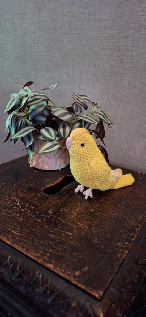 Decoratie Gele Kanarie vogel, Ophalen of Verzenden, Nieuw