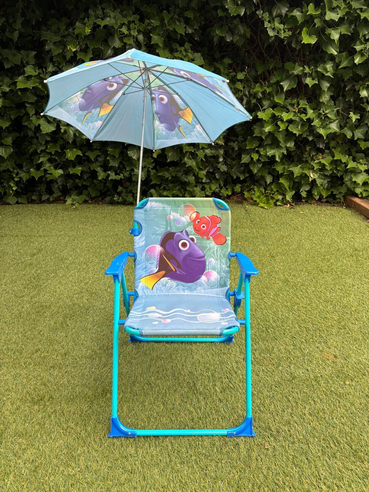 Nemo en Dory kindertuinstoeltje met parasol, Ophalen, Gebruikt