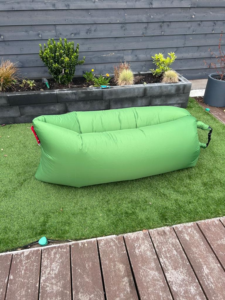 Fatboy Lamzac ligbed/zitzak, Huis en Inrichting, Zitzakken, Ophalen, Zo goed als nieuw, Groen
