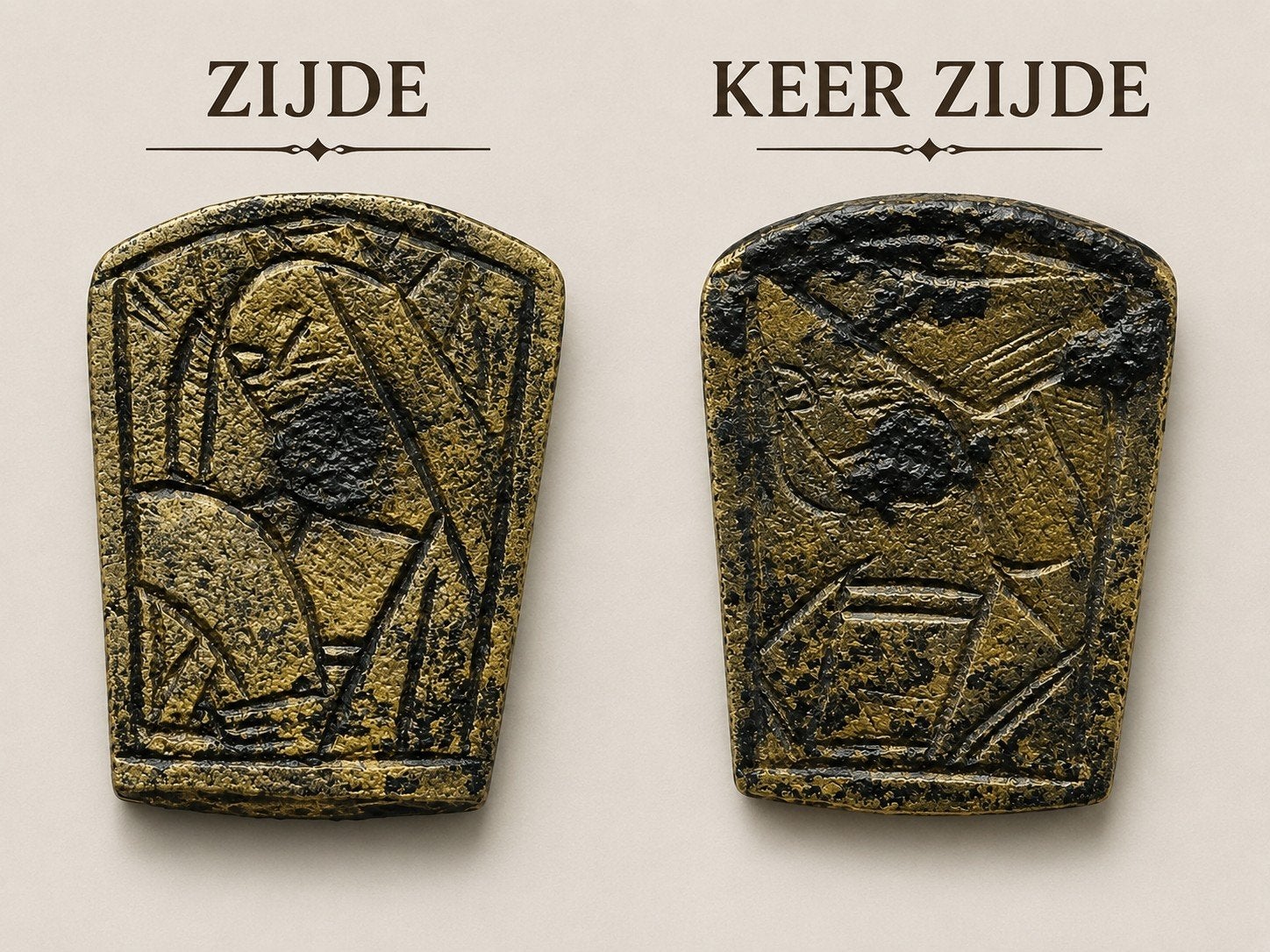 Middeleeuwse mesheftbekroning
Bodemvondst : 15e–16e eeuw, Ophalen of Verzenden