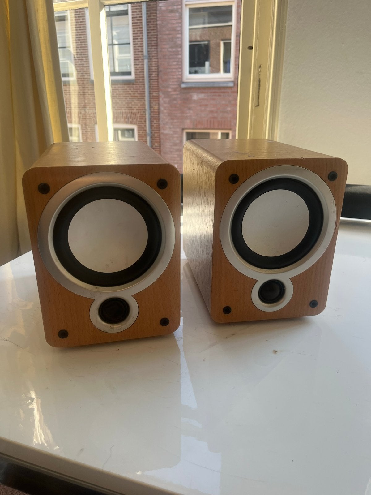Denon SC-M73 Boekenplank Luidsprekers - Hoge Kwaliteit Audio, Ophalen, Gebruikt, 60 tot 120 watt, Boekenplank luidspreker
