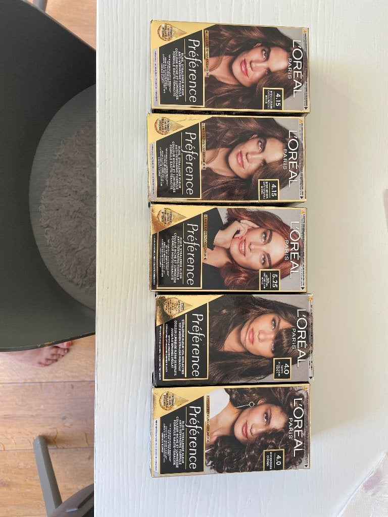 Haarverf L'Oréal Préférence bieden vanaf 6,00 per pak, Ophalen, Nieuw, Overige typen