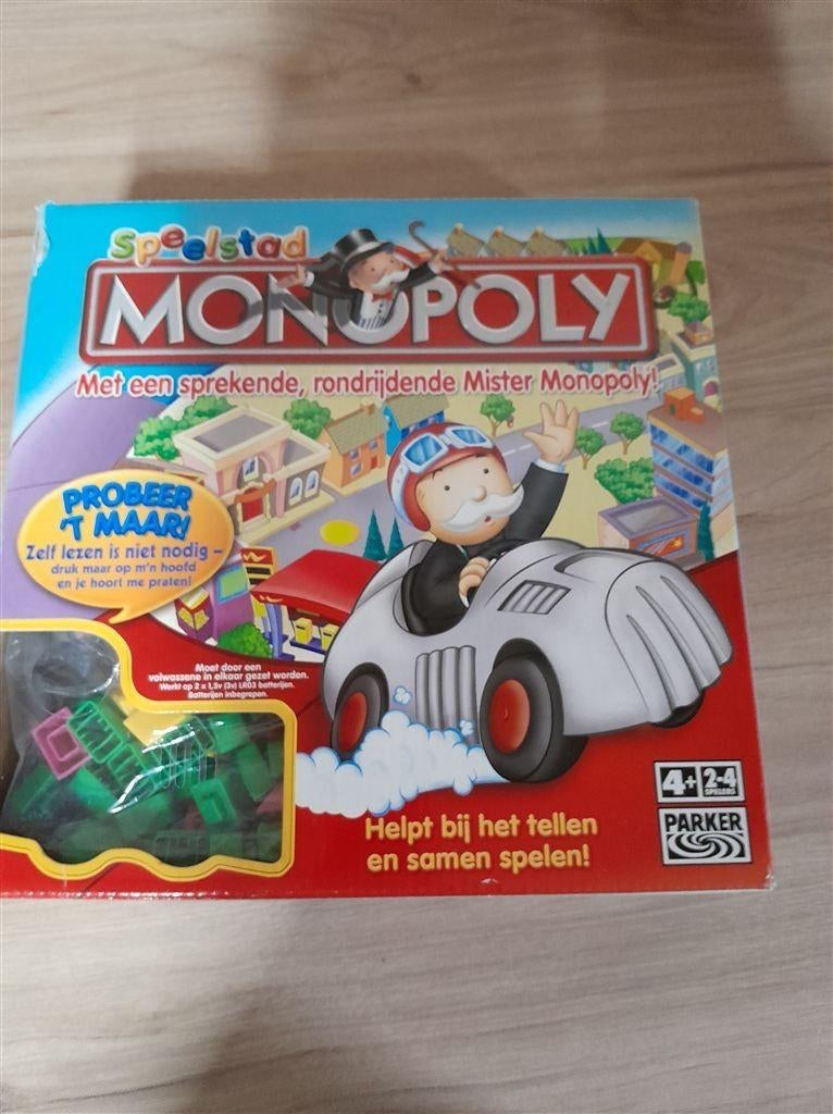 Monopoly Speelstad - s1662, Hobby en Vrije tijd, Gezelschapsspellen | Bordspellen, Verzenden, Zo goed als nieuw